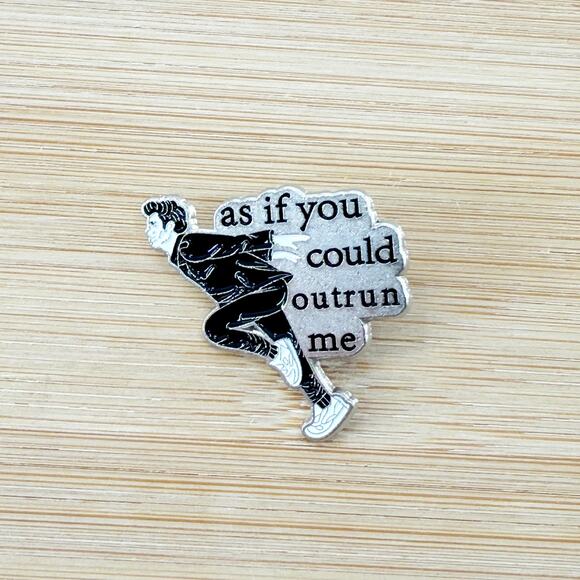 Edward As If You Could Outrun Me Soft Enamel Pin, Twilight Inspired - Picture 2 of 4